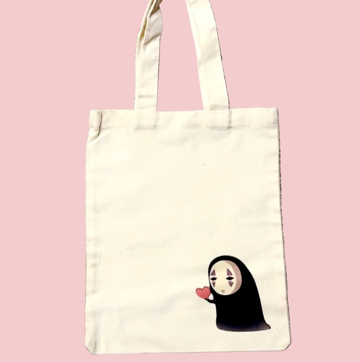 No face tote bag