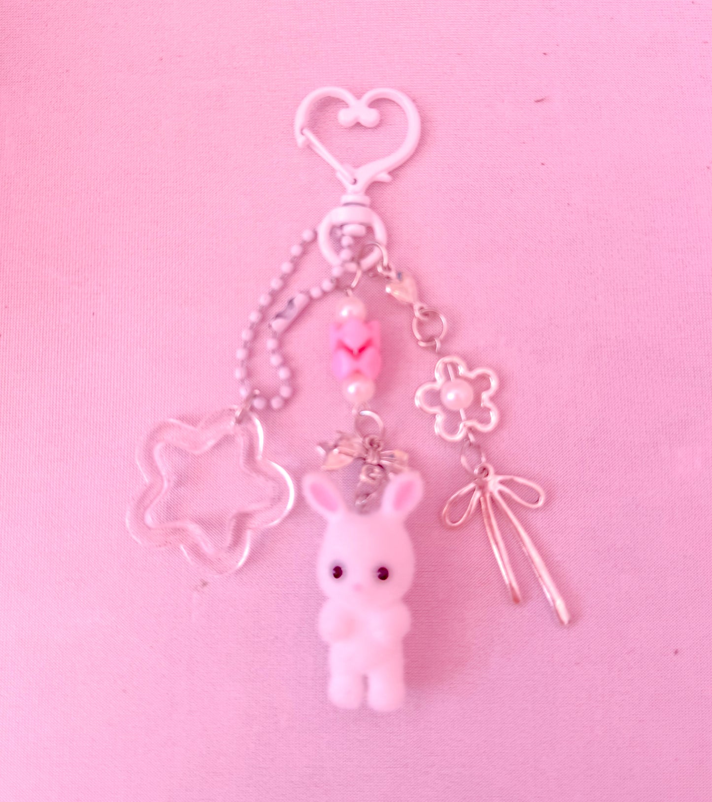 Calico Critters Bunny Keychain