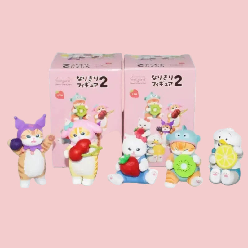 Mofusand Sanrio Hello Kitty My Melody Kuromi Figurine Blind Box