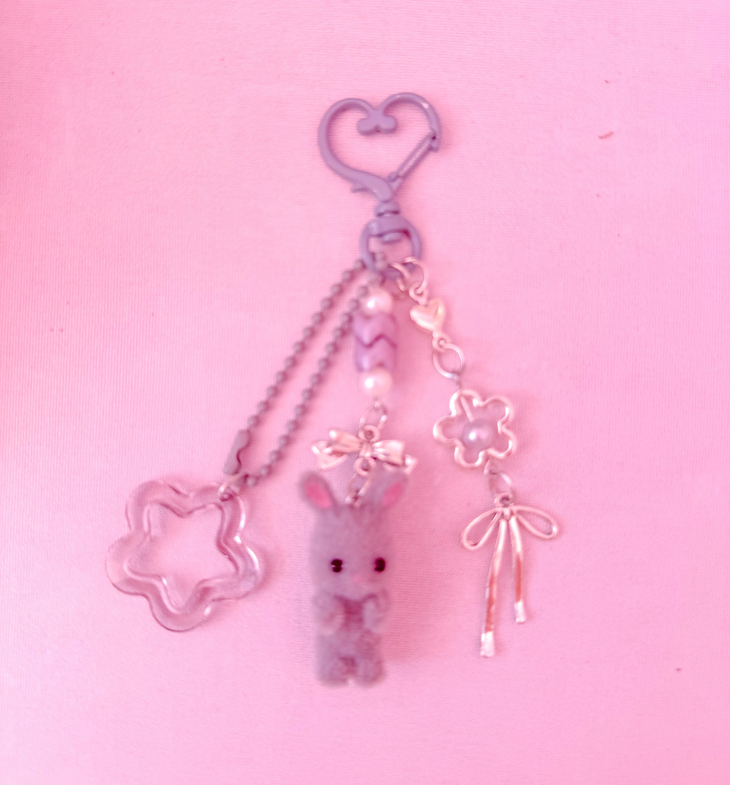 Calico Critters Bunny Keychain