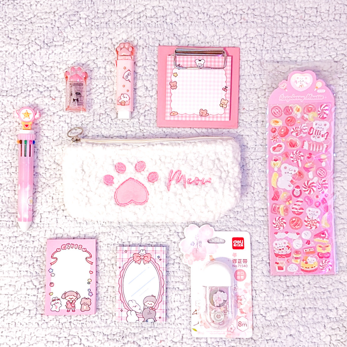 Kitty Puff Sationary Pack