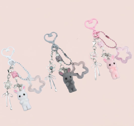 Calico Critters Bunny Keychain