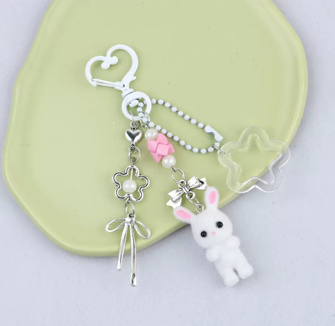 Calico Critters Bunny Keychain