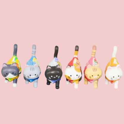 Japanese Cat In Chip Bag Figurine Blind Box