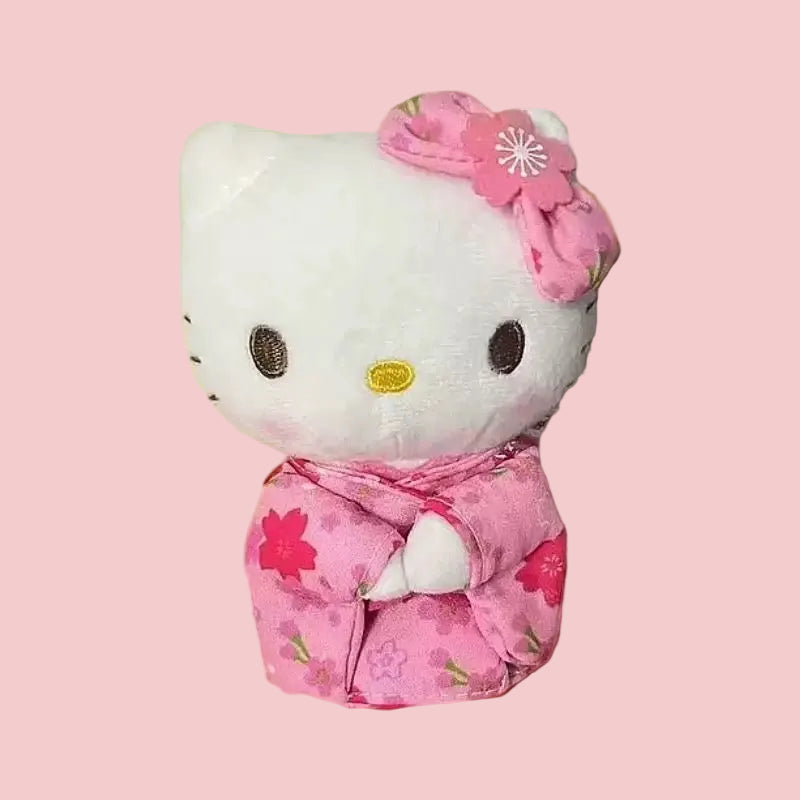 Sakura Kimono Hello Kitty Plush Keychain