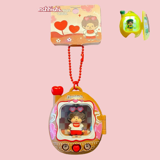 Monchichi Tomagatchi Light Up Keychain