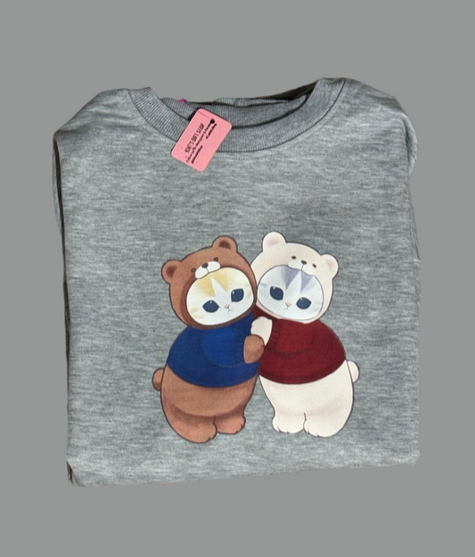 MOFUSAND light grey sweater