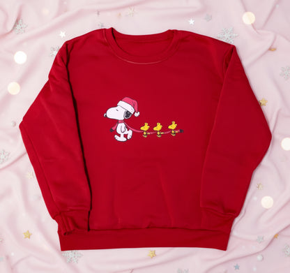 Christmas Snoopy Red Sweater