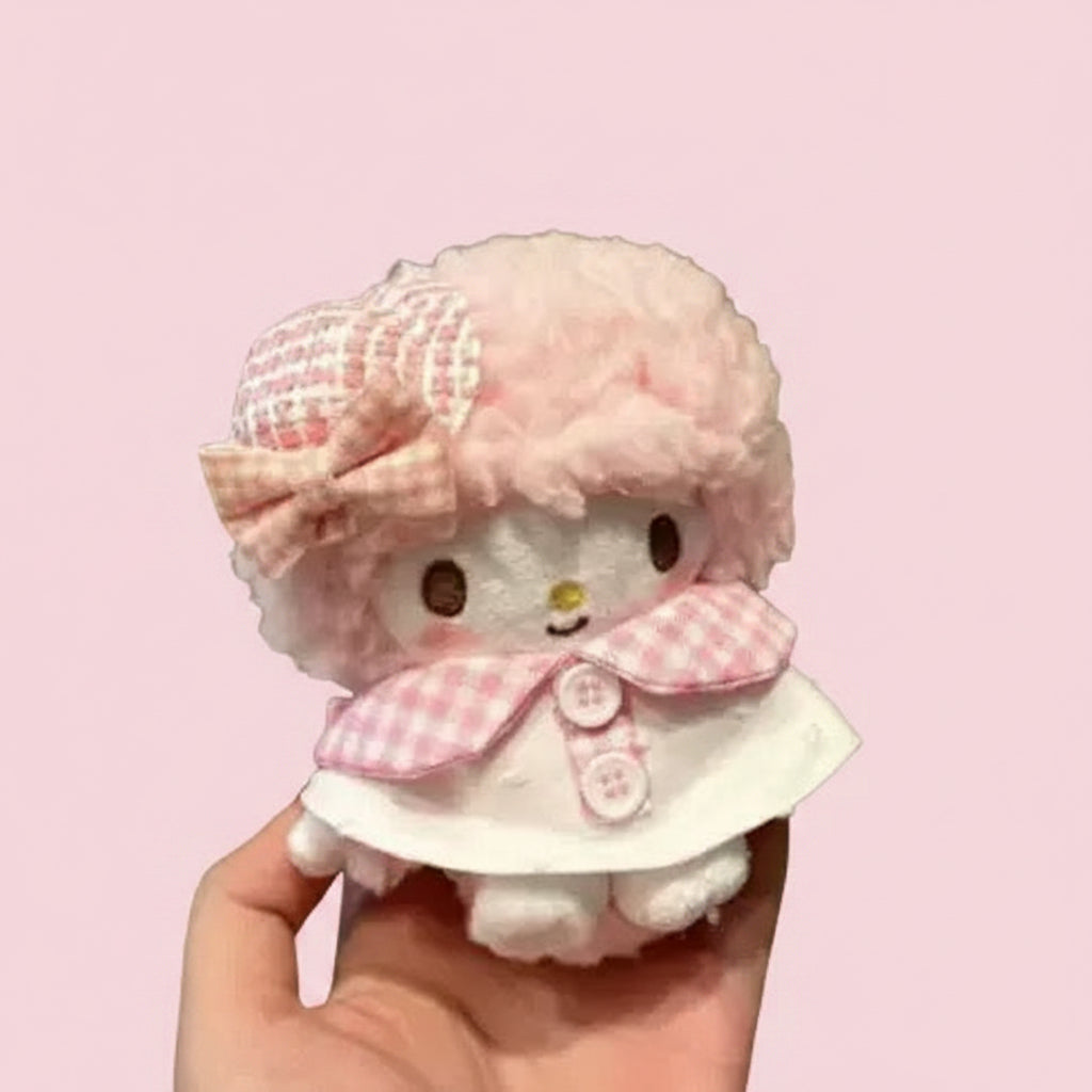 Authentic Sanrio My Melody Coquette Plush Keychain