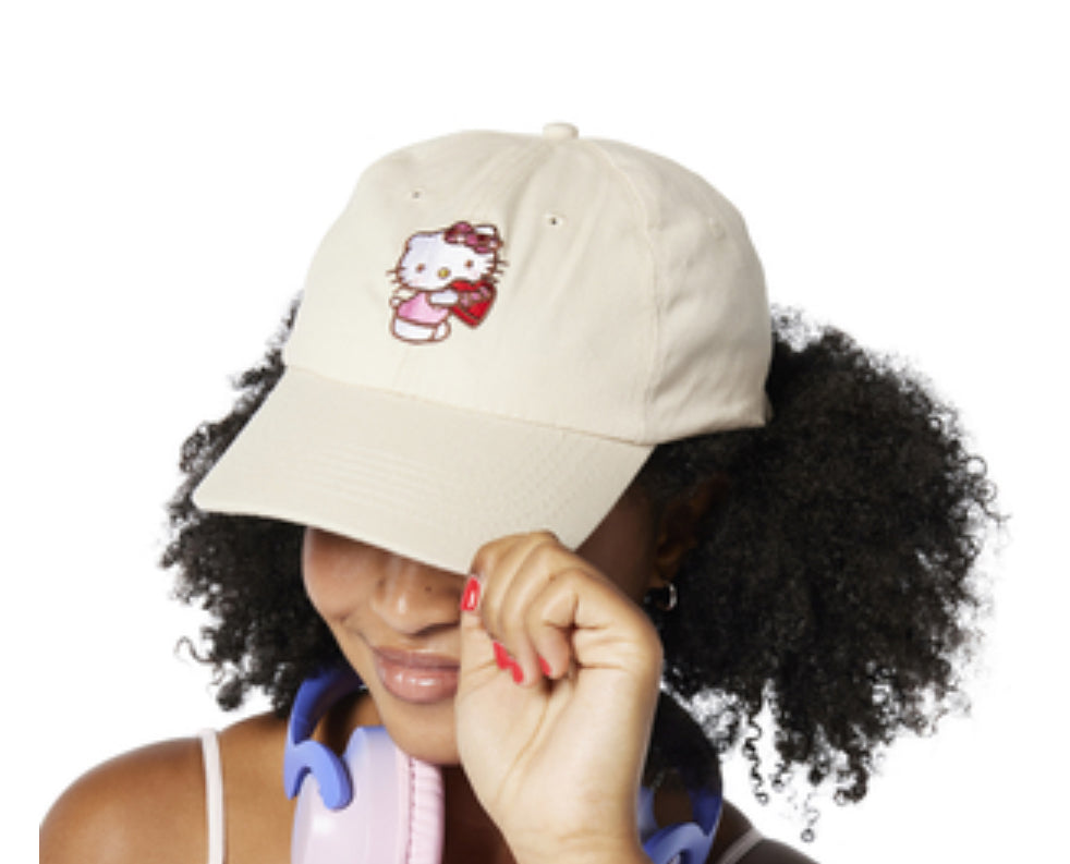 Hello Kitty Cream Baseball Cap