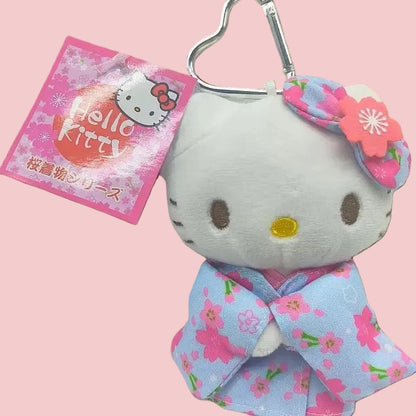 Sakura Kimono Hello Kitty Plush Keychain