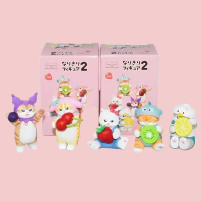 Mofusand Sanrio Hello Kitty My Melody Kuromi Figurine Blind Box