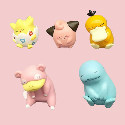 Pokémon Sleeping Slowpoke Psyduck Togeppi Figurine Blind Box