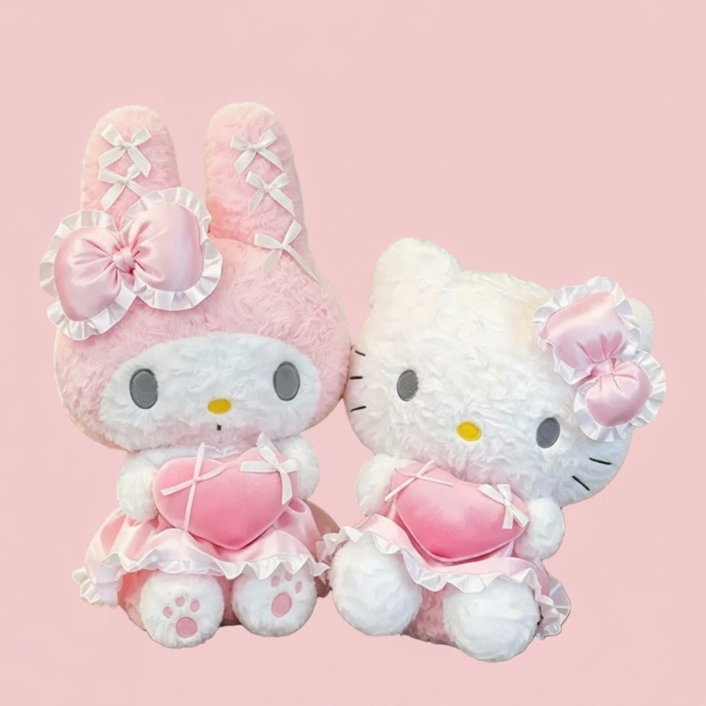 Authentic Sanrio Pink Coquette Hello Kitty My Melody Plush