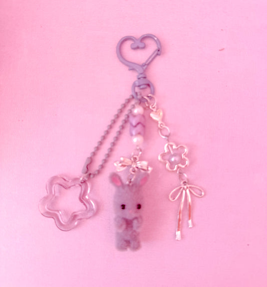 Calico Critters Bunny Keychain