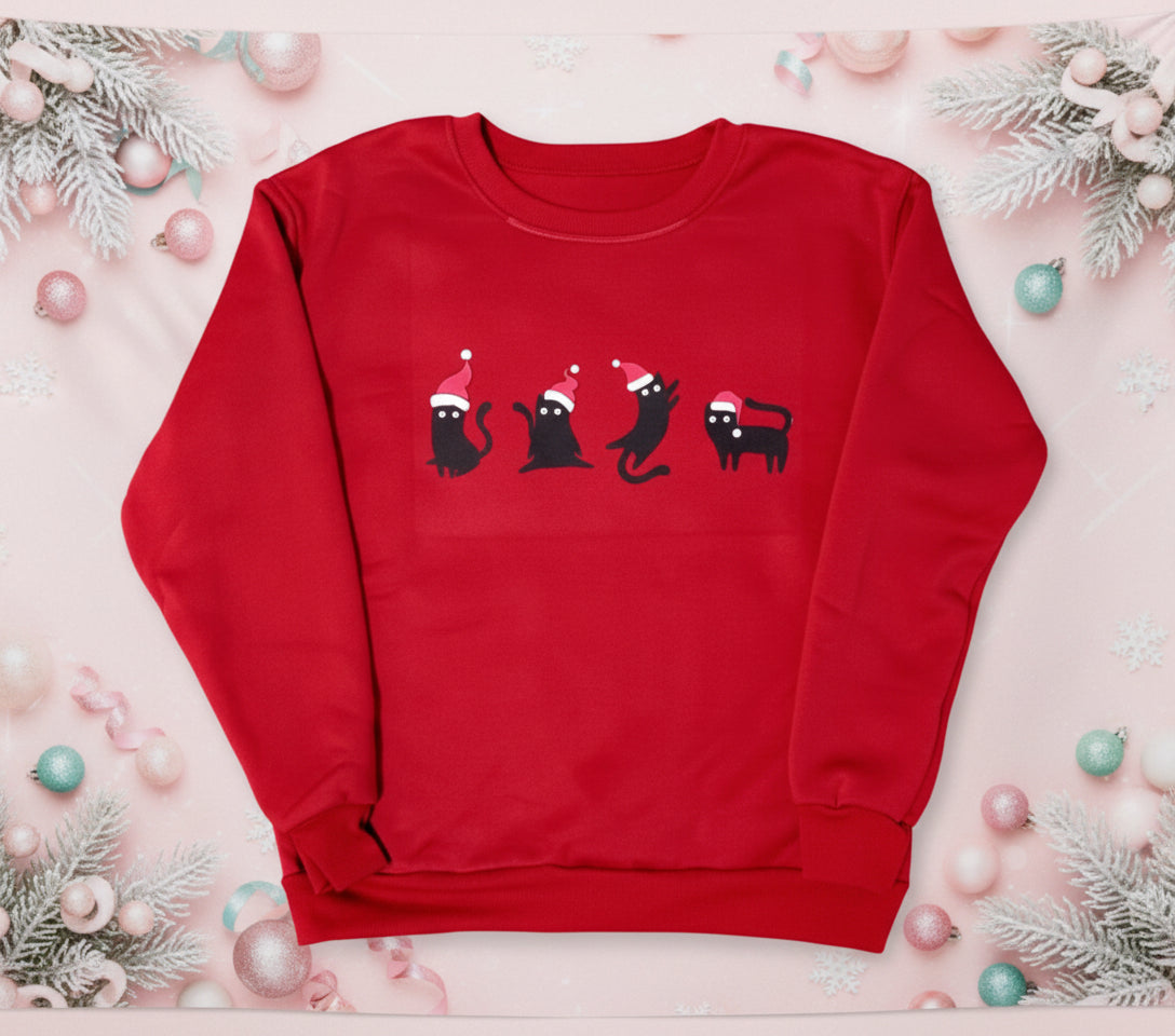 Christmas Cats Sweater