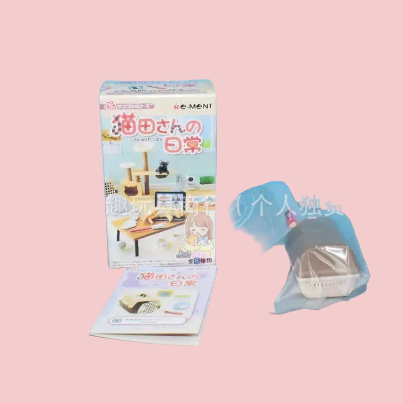 Japanese Cat Household Figurine Blind Box