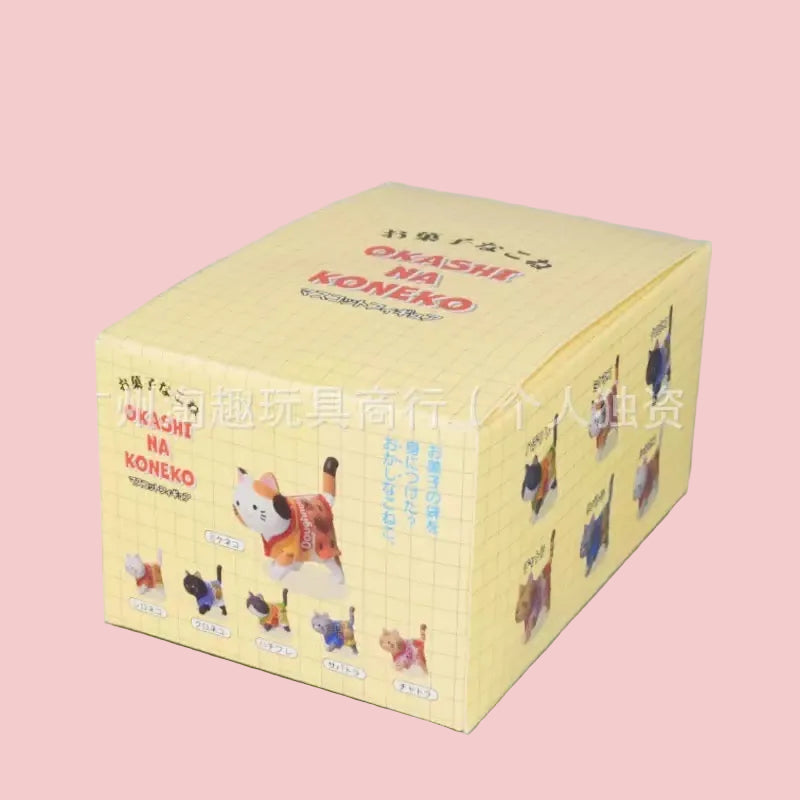 Japanese Cat In Chip Bag Figurine Blind Box