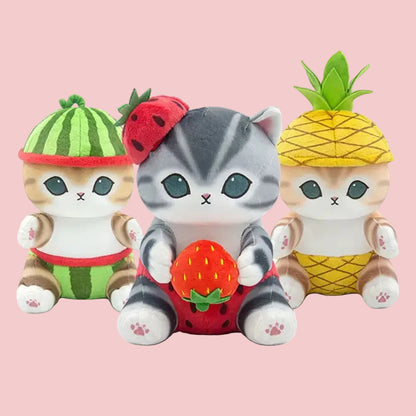 Authentic MOFUSAND Fruit Cat Plush 25cm