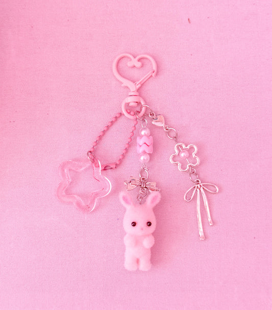 Calico Critters Bunny Keychain