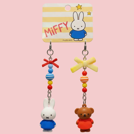 Miffy Duo Phone Charm Keychains