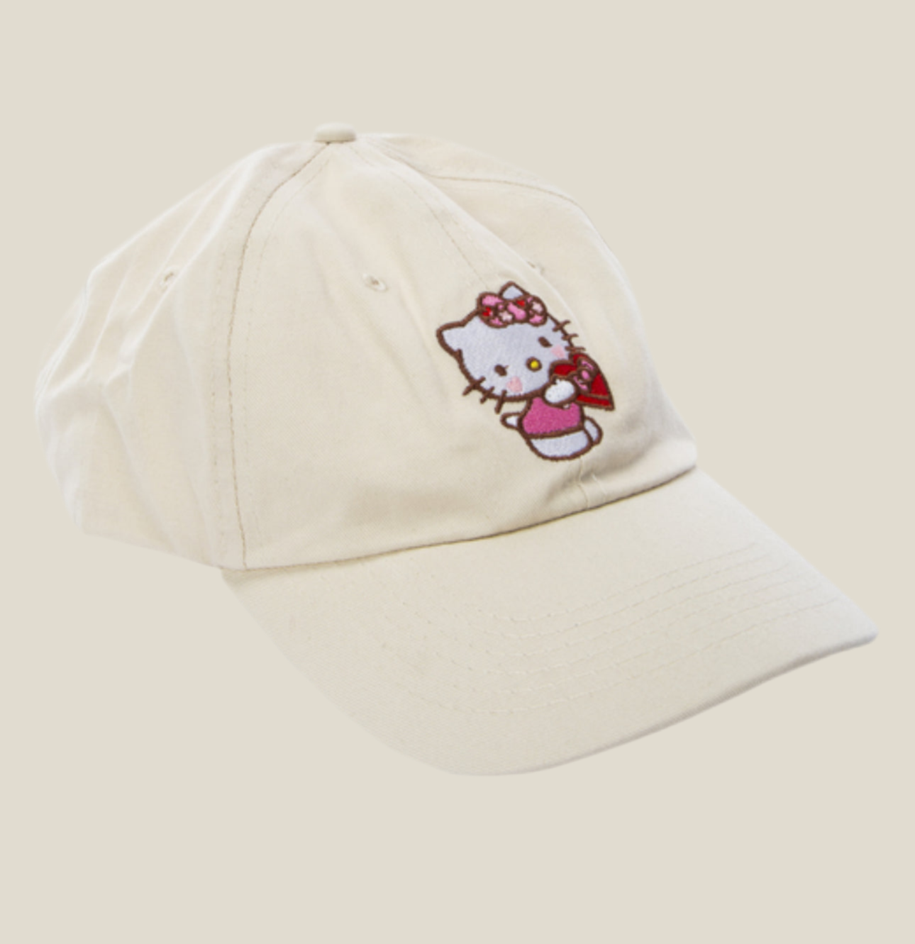 Hello Kitty Cream Baseball Cap