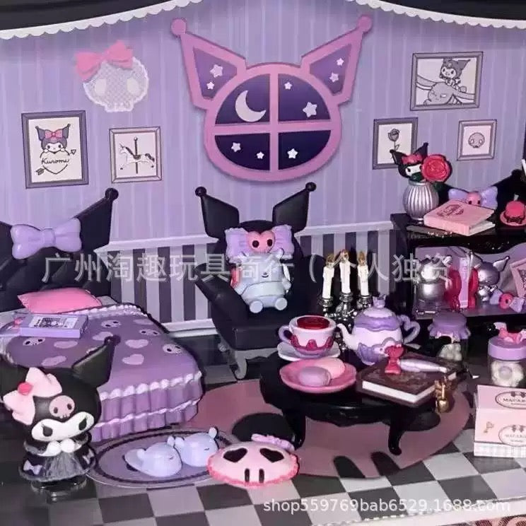 Kuromi Bedroom Figurine Blind Box