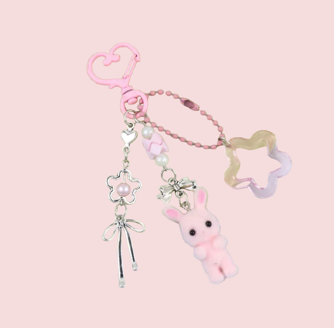 Calico Critters Bunny Keychain