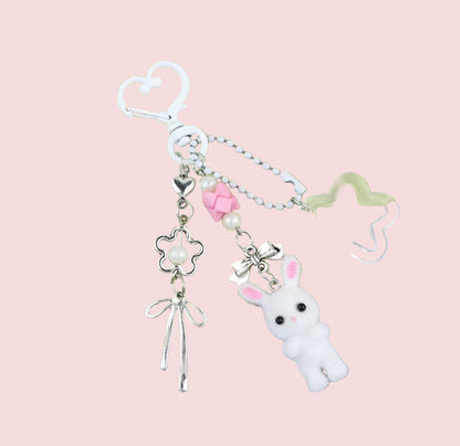 Calico Critters Bunny Keychain