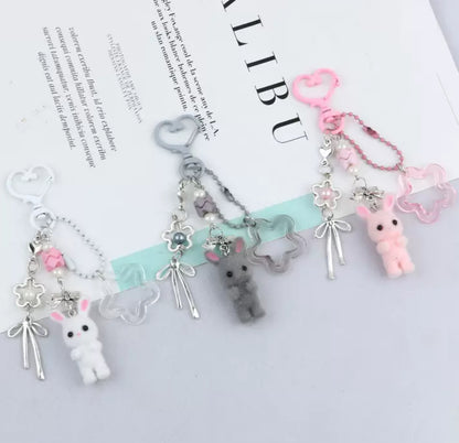 Calico Critters Bunny Keychain