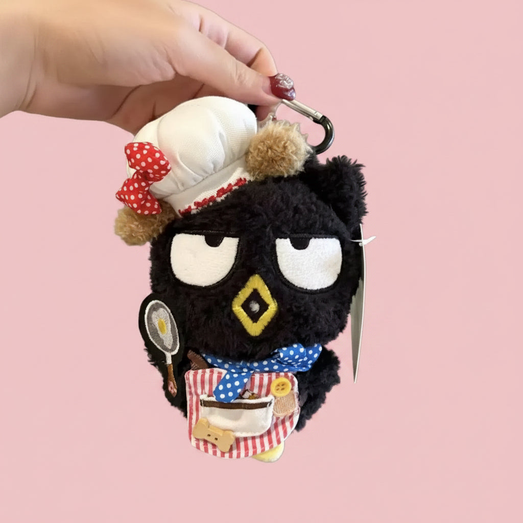 Authentic Sanrio Chef Badtz-Maru Plush Keychain 10cm